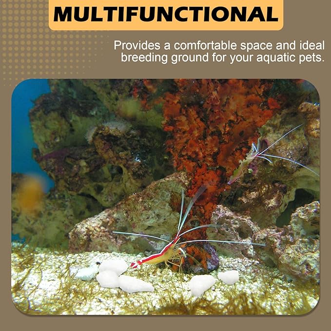 Shrimp Rocks for Aquarium, 5-oz