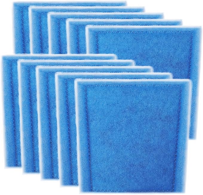 10 Pack Aquarium Filter Cartridges - Replacement Rite-Size C Compatible with Marineland Penguin PRO 275/375 & Original 200/350 Power Filters, Fish Tank Filter Replacement Cartridges