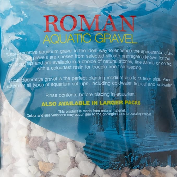 Pettex Roman Gravel Aquatic Roman Gravel, 2 Kg, Natural Mixed Gems
