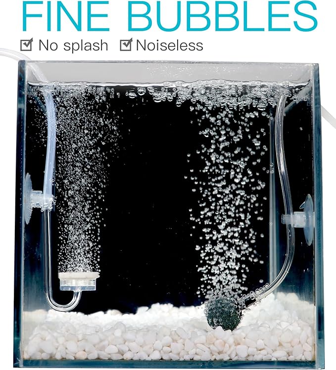 Aquarium Air Diffuser for Fish Tank Air Bubbler for mini Tank