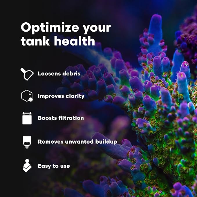 Continuum Aquatics Clean Equation M – Marine Aquarium Cleaner & Clarifier – Clears Water, Loosens Debris, Supports Reef & Fish Health, Advanced Formula 500 ml