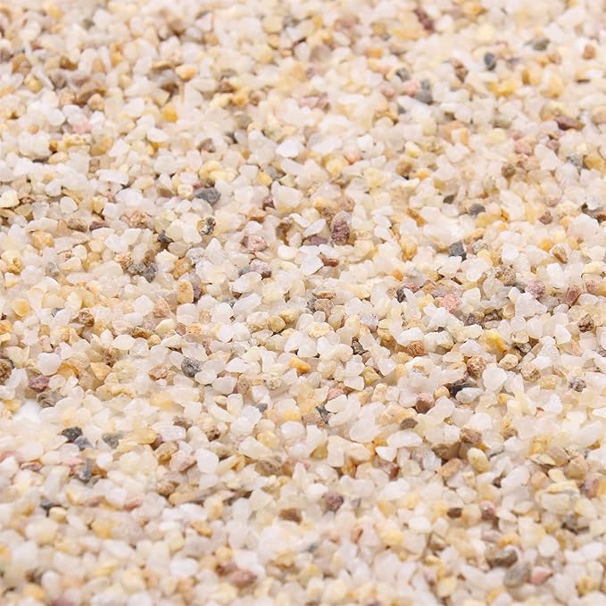Coarse Sand. Golden Color. 1/8 Inch 10 lbs. for Potting Soil, Succulents, Pots, Plants, Gardening, Indoor, Crafting, Vase Fillers, Landscaping (X-Mini, COARSE Sand - Golden, 10)