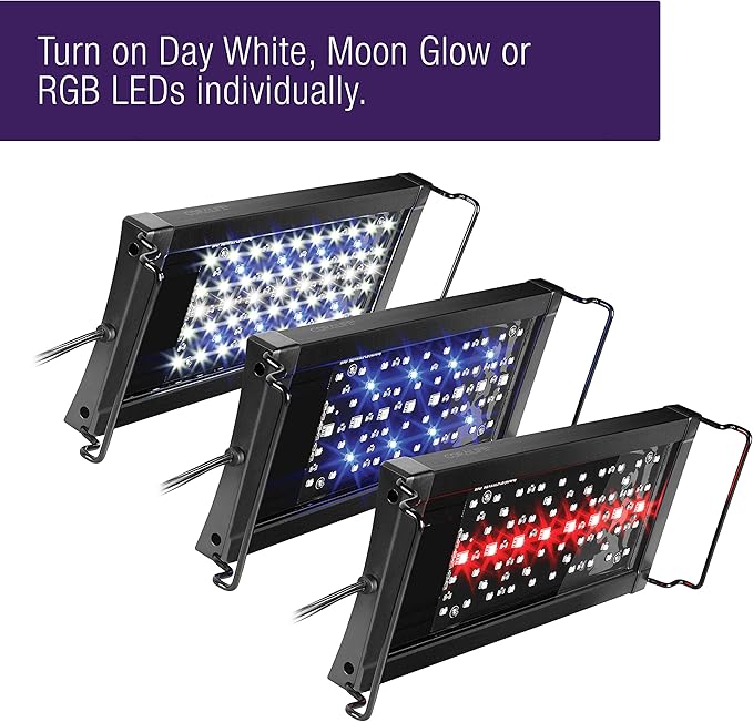 Coralife Aqualight Mini Aquarium LED Light Fixture 18 IN