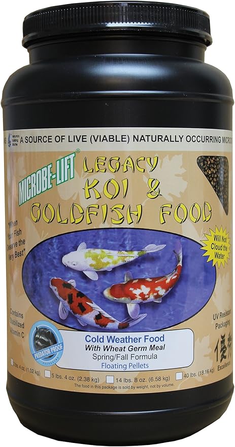 MLLWGMD Wheat Germ Koi and Goldfish Food, 2.4 -Pound