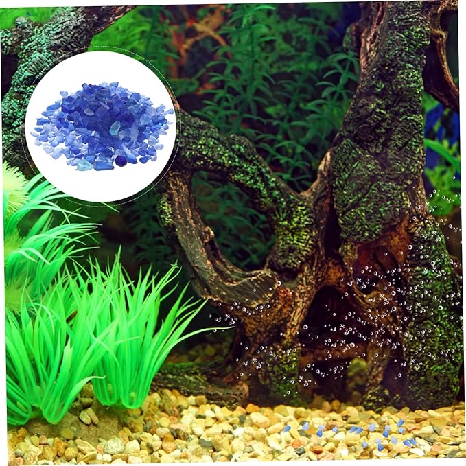 Happyyami 1set Bulk Aquarium Gravel for Fish Tank Polished Decorative Pebbles Natural River Rocks Safe for Freshwater Aquariums Glass Sand