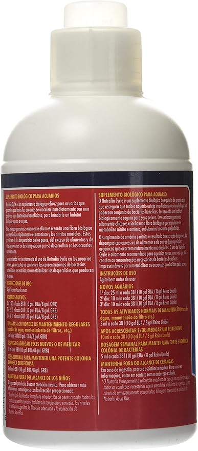 Nutrafin Cycle Biological Filter Supplement, 16.9-Ounce