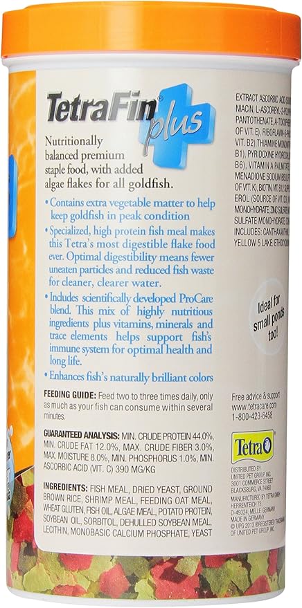 TetraFin Goldfish Food Flakes and TetraColor Tropical Fish Food Flakes