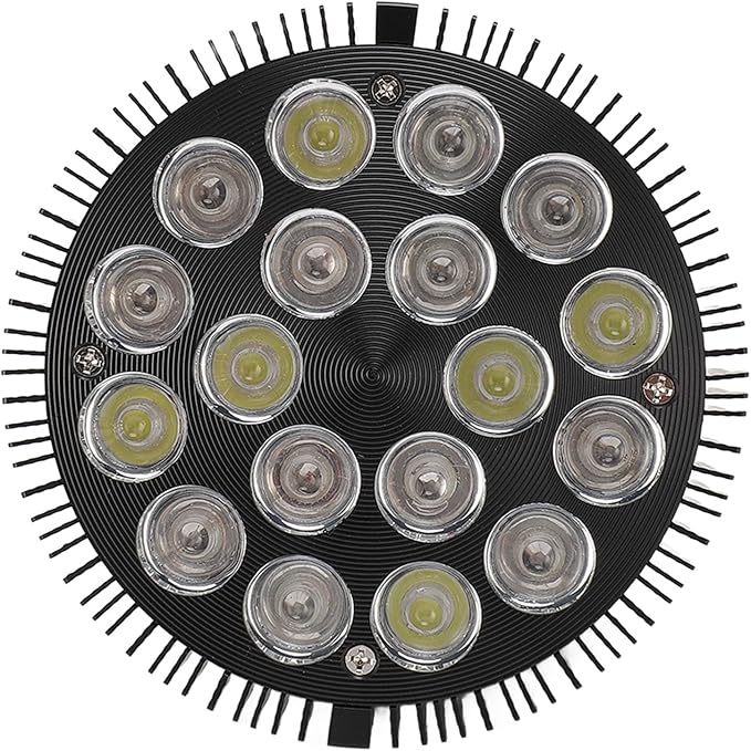 LED Aquarium Lights Bulb, 18W Saltwater Aquarium Light, Aquarium Plant Lights Fish Tank Bulb with 6 Band Full Spectrum, Fish Tank Light for Fresh Water Light Multi Color,