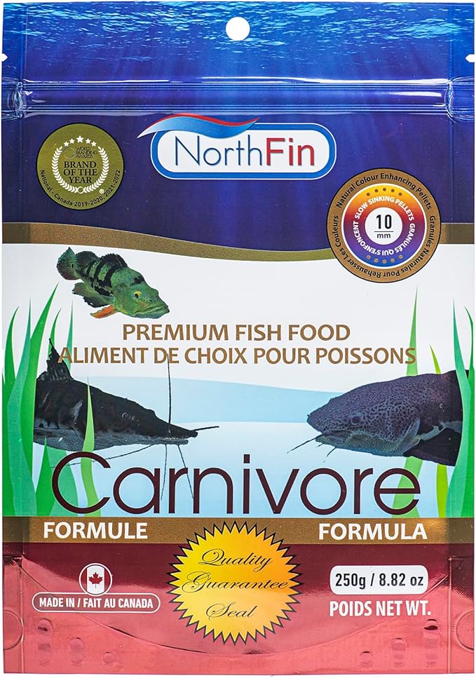 Northfin Food Carnivore Formula 10Mm Pellet 250 Gram Package