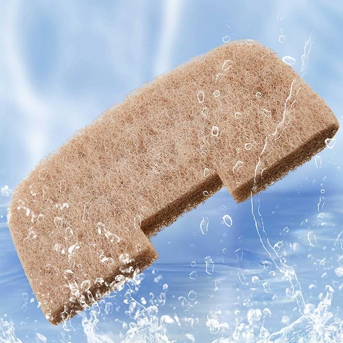Threlaco 10 Pack Compatible with Fluval 106/206/107/207 Ammonia Remover Pads, Aquarium Canister Filter Media Replacement Pads for Fish Tank