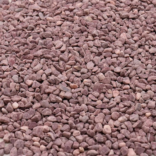 Rocks for Plants.Red Color Decorative Pebbles. 1/5 Inch 10 lbs. for Garden, Landscaping, Indoor, Vase fillers, Crafting, Succulents, pots, Plants (Mini, RED, 10)