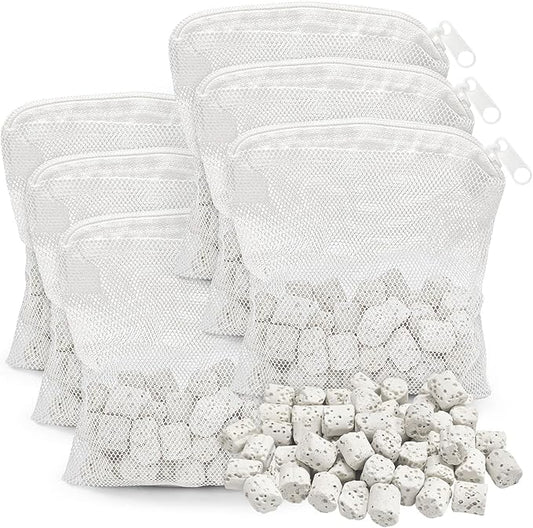 6 Pack Biomax Aquarium Filter Media Replacement for Fluval Spec, Evo and Flex Desktop Aquariums, 60g/2.1 Oz Bio Ceramic Rings Filter Media for Fish Tank, Placed in Filter Foam Block