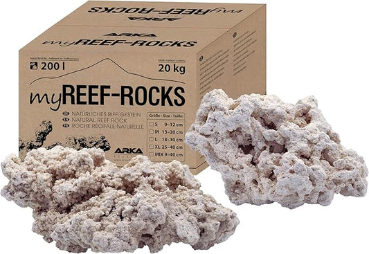 ARKA - MRROSMD myReef Rocks Natural Reef Rock Cichlid Aquarium High Porous Non-Toxic 20kg M