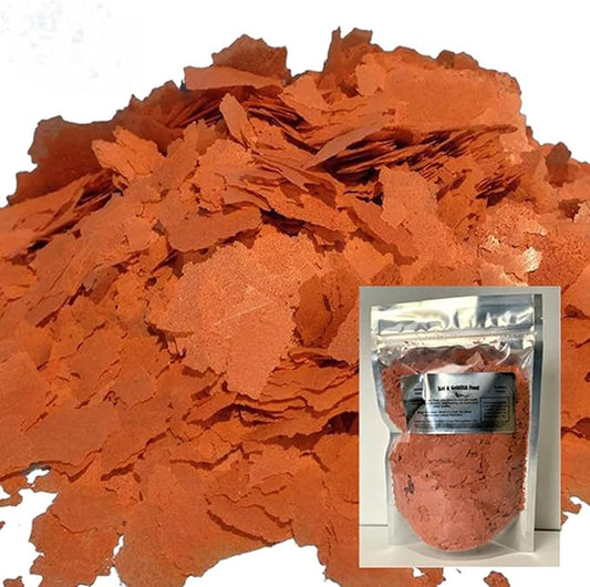 Toledo Goldfish Ornamental Live Goldfish and Koi Food for Ponds, Aquariums, and Tanks - Flake Food, 4.8 Ounces