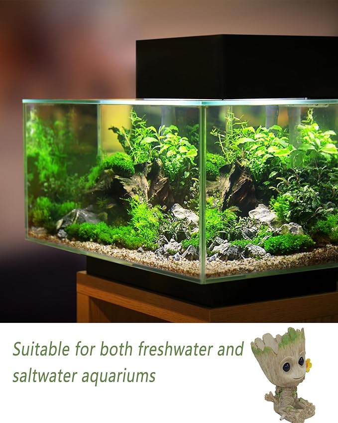 TEEMO Fish Tank Air Bubbler Decorations,Air Pump Resin Crafts for Fish Tank with Air Bubbler Stone(Large)