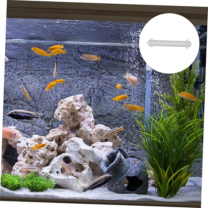 Angoily 1pc Underwater Air Diffuser Bubble Strip Oxygen for Fish Tank Aquarium Accessory Easy to Use Oxygenation Compatible Oxygen Pumps