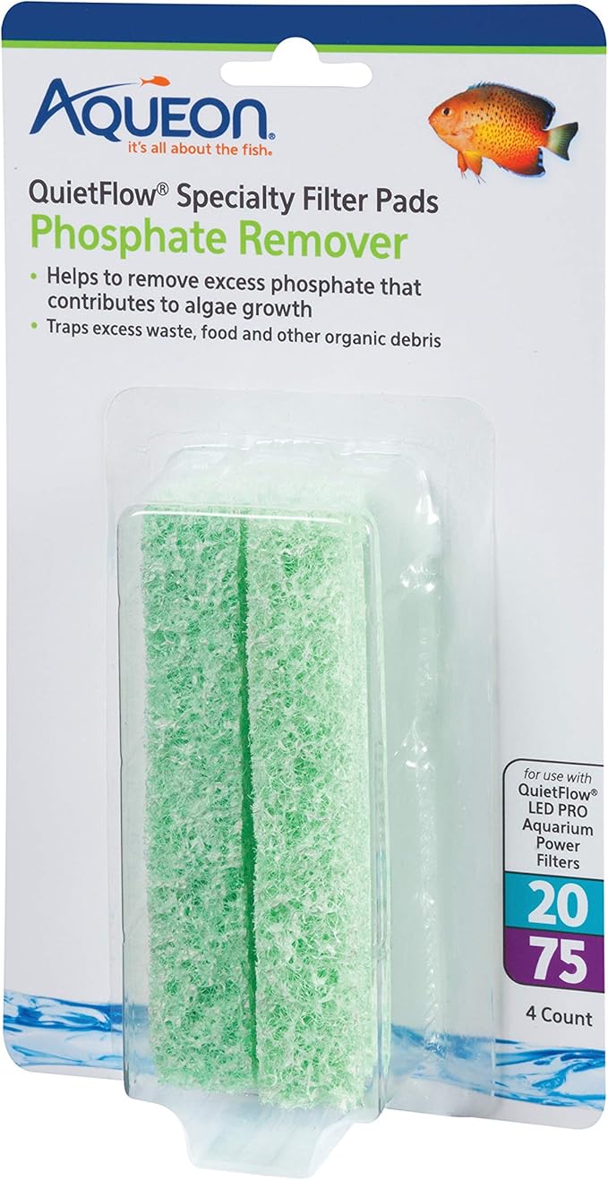 Aqueon Replacement Specialty Filter Pads Phosphate Remover 20/75