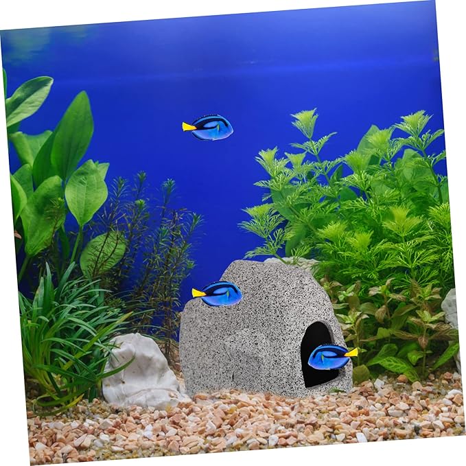 Aquarium Hideout Cave for Fish Shrimp Breeding Sands Fish Hide House Durable for Natural Aquarium Decor Easy to Use for Betta