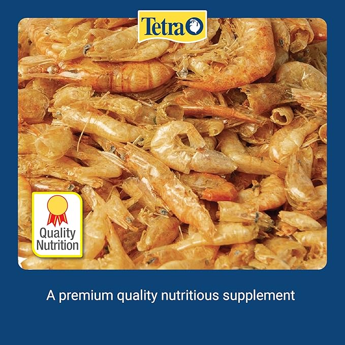 Tetra BabyShrimp 0.35 Ounce, Natural Shrimp Treat for Aquarium Fish (033197), (Pack of 4)