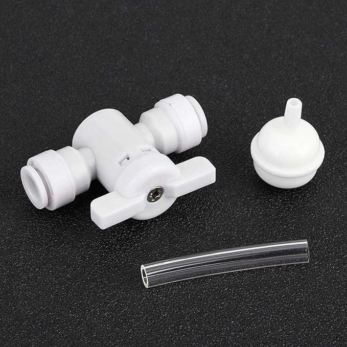 1Set CO2 Generator System Kit with Pressure Gauge, DIY Aquarium Planted CO2 System Pro Tube Valve Gauge Bottle Kit