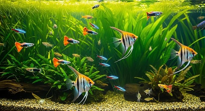 Ultra Guppy Micro Bit Mix Fish Food - Guppy,Endlers,Most Small Fish,Spirulina A320 (8oz)
