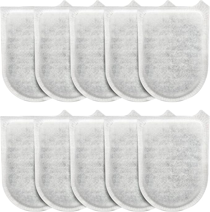 Aquarium Carbon Filter for Tetra Whisper EX, Fish Tank Carbon Filter Cartridges Large for Whisper EX30/EX45/EX70-10 Pack