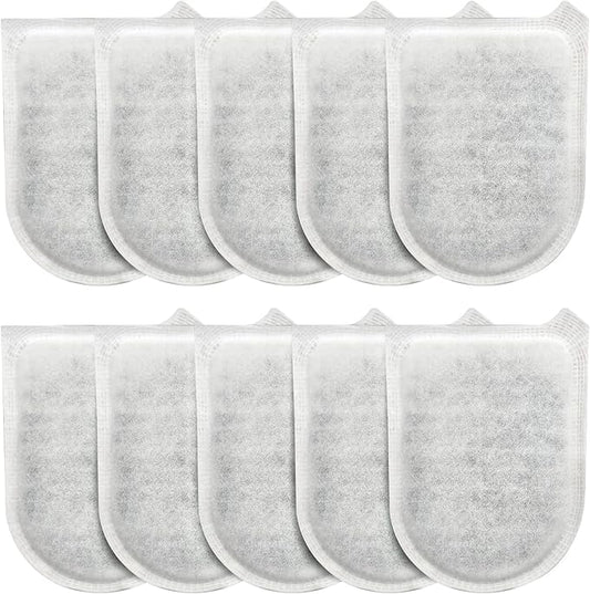 Aquarium Carbon Filter for Tetra Whisper EX, Fish Tank Carbon Filter Cartridges Large for Whisper EX30/EX45/EX70-10 Pack