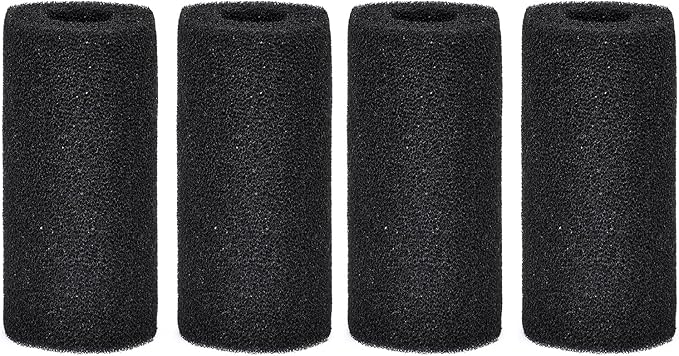 WEAVERBIRD 4PCS Pre-Filter Foam Sponge Roll Aquarium Filter Intake Cover for Aquarium Fish Tank (Large)