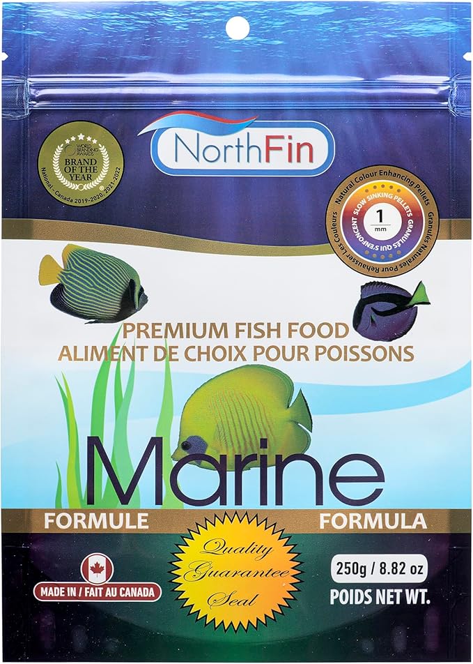 Northfin Food Marine Formula 1mm Pellet 250 Gram Package