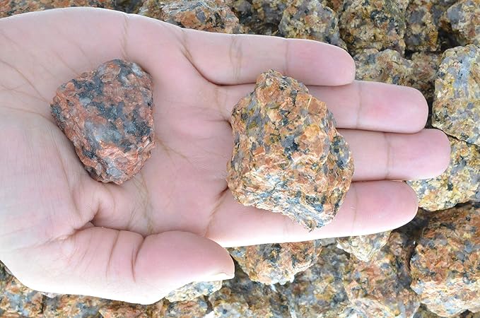 Fantasia Materials: 2 lbs Orange Terraluminite Rough Stones from India