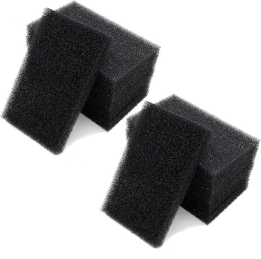 Aquarium Bio Filter Media Sponge, 6.28 x 4 x 0.78 inch 12 Pack Cut-to-Size Foam for Aquarium Fish Tank