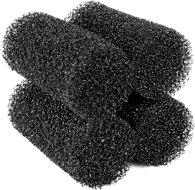 Yaubay Aquarium Internal Filter for 10-50 Gallon Tanks and 4 PCS Sponge Foam Filter Accessories