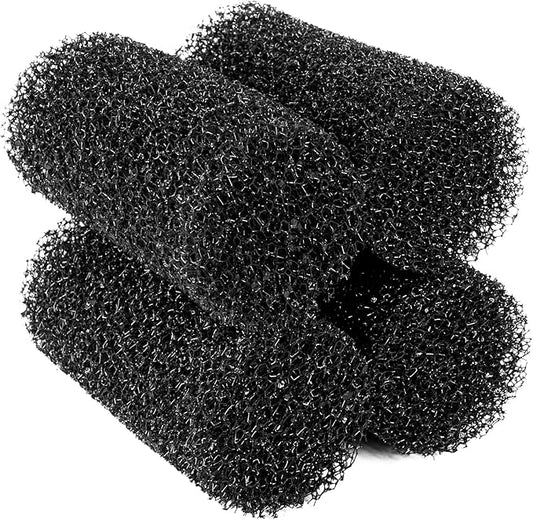 Yaubay 4 PCS Internal Filter Sponge Foam, Aquarium Bio Sponge Rolls of Fish Tank Filter Accessories 4.5" x 2"