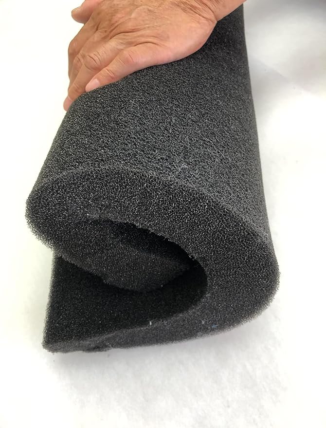 Wave Point Aquarium Bio Sponge Filter Media Pad Open Cell Foam Cut-to-fit Matten Filter Fish Tank Sump Divider 23.6" x 17" x 2" (40 PPI)