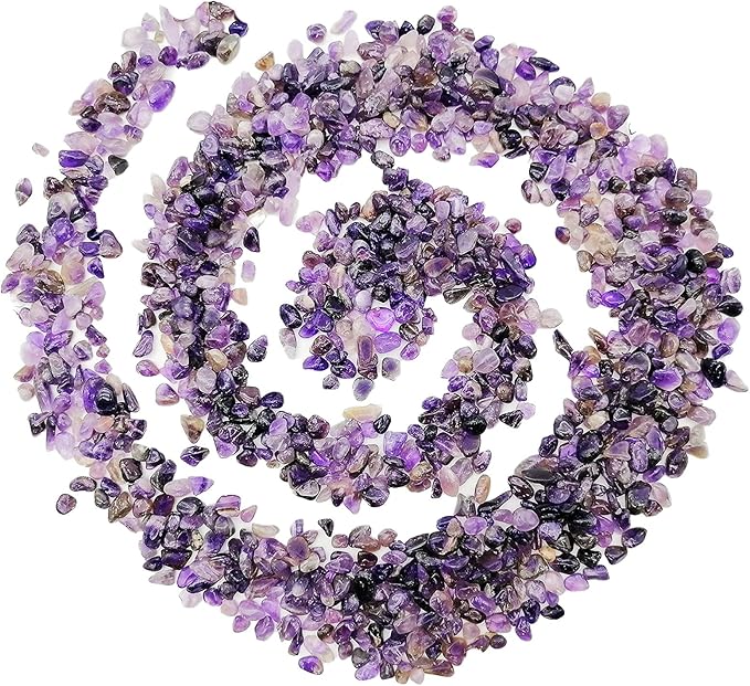 335g Assorted Amethyst Quartz Crystals Rocks Amethyst Crushed Crystal Quartz Tumbled Rocks and Crystals
