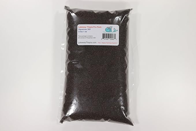 Pro Pack 70 Tilapia Food - Raise Tilapia from Fry Stage Up to 6 Inches Long with Over 3 Pounds 1 Ounce of 300, 4 Pounds 6 Ounces of 400, and 2.8 Ounces of Algae Discs