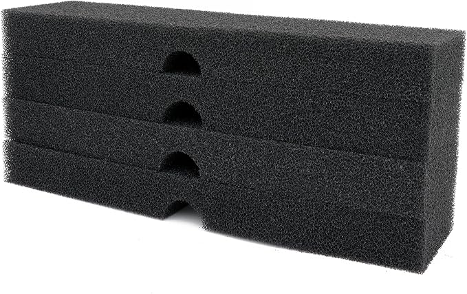 Replacement Sponge Foam Filter Pads Fits for FX4/FX5/FX6, Aquarium Fish Tank Bio Sponge Foam Filter (4pcs)