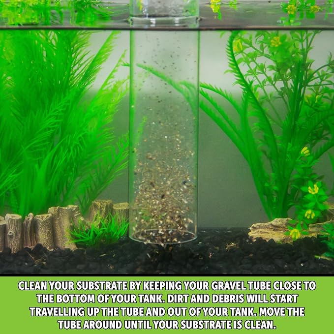 Python No Spill Clean and Fill Aquarium Maintenance System, Gravel Cleaner and Water Changer, 100 Foot