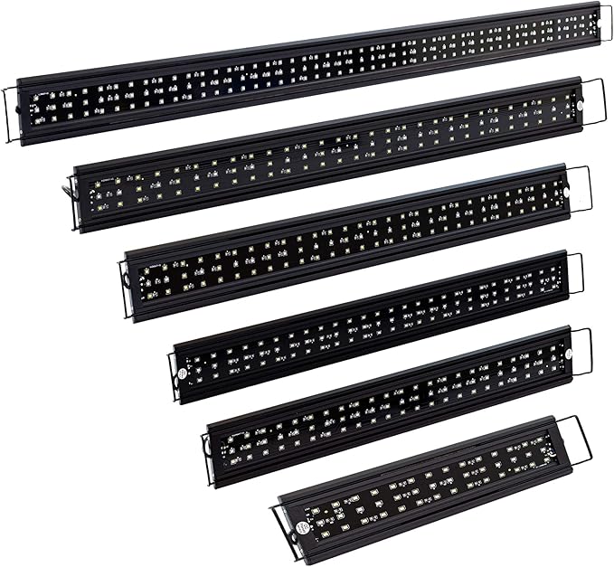 Vivio Full Spectrum LED Timer Adjustable Dimmer Aquarium Fish Tank Light Freshwater 12 20 24 30 36 48 (30" - 36")