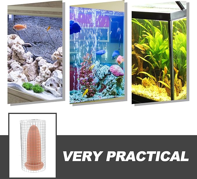 Hemobllo Fish Spawning Barrel 9X4X4 Inch Breeding Bucket for Angelfish and Shrimp Aquarium with Easy Clean Design and Decorative Use