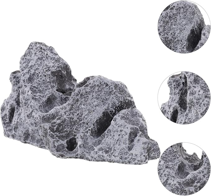 Zerodeko Miniature Rockery Decor Micro Landscape Sand Table Ornament for Fish Tank and Office Material Decorative Bonsai Adornment
