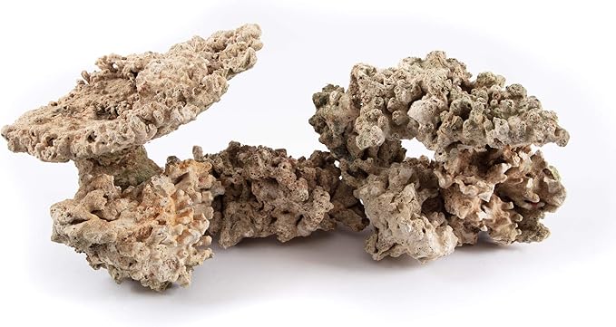 iQuatics Aquarium Dried Reef Rock Mixed Pack (5kg)
