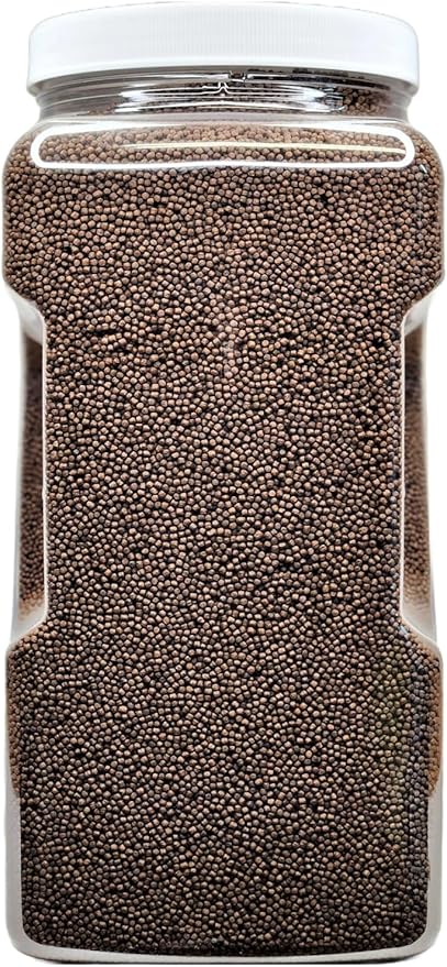 1 mm Floating Blackworm Pellets with Color Enhancers & Vitamins All Tropical Fish, Marine Fish, Cichlids, Carnivores, Discus, Coldwater Fish, Koi, Pond Fish…1-lb 6oz Med Jar