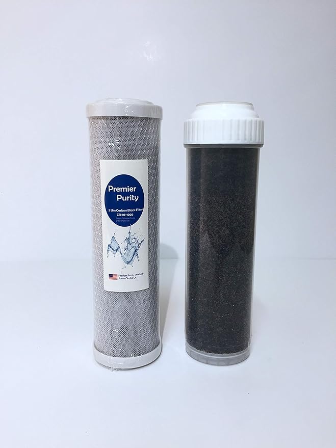 Replacement RODI Water Aquarium Filters 2.5" x 9.75" Drop in Cartridges | Carbon Block | DI Resin Filter