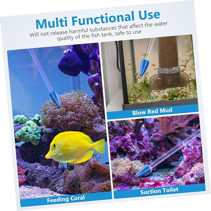 POPETPOP Reef Feeder 35cm Size Aquarium Tube Feeder Liquid Fertilizer for Reef Tank