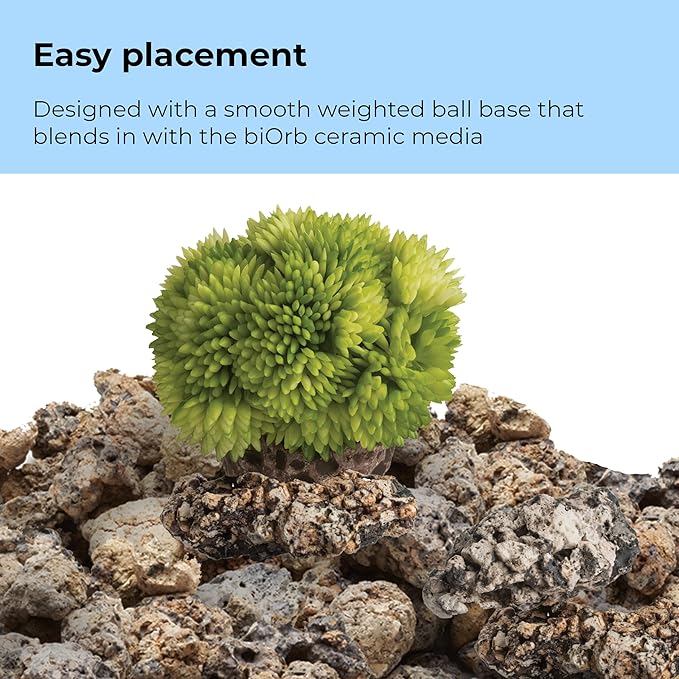 biOrb Coral Balls, Set of Three, Made with Durable, Non-Toxic Materials for Freshwater or Saltwater Aquariums
