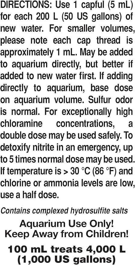Seachem Prime Fresh and Saltwater Conditioner - Chemical Remover and Detoxifier 100 ml