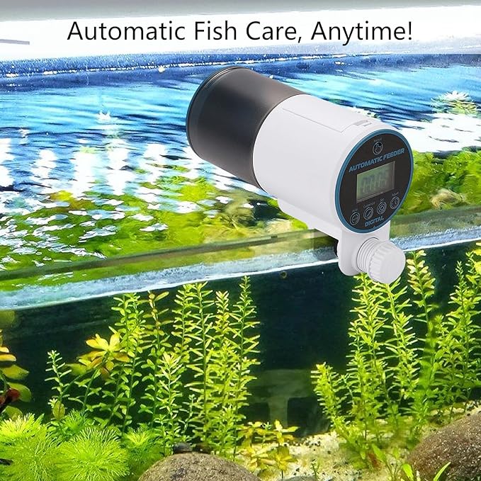 Aquariums Automatic Fish Feeder with Adjusting Timing and Modes Perfect for Fishtanks and Experienced Hobbyists Fish Food Dispenser
