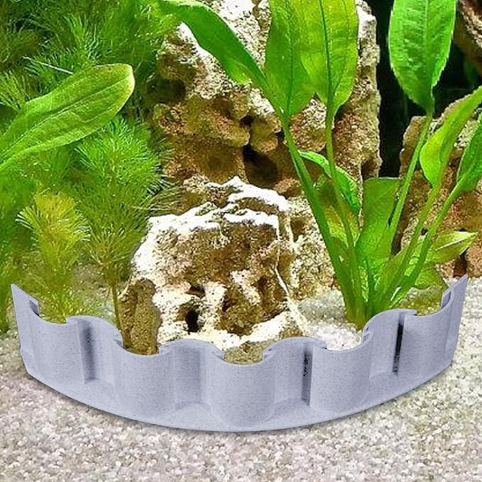 Aquarium Substrate Divider - Fish Tank Sand Screen | Fish Tank Gravel Separator | Fish Tank Gravel Separator Fence, Decorative Landscaping Board, Designed for Sand, Water Grass, and Mud Isolation