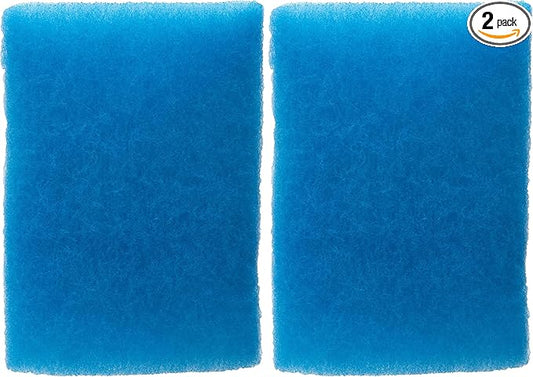 MarineLand Bonded Filter Pad, Cut to Fit Any Aquarium Filter, Whites & Tans, 312 sq. in. (Pack of 2)